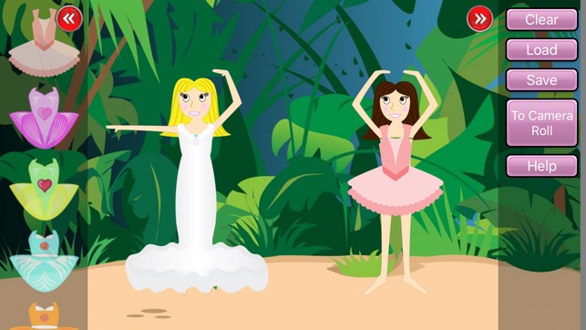 Ballerina Scener - Dressing Up Game