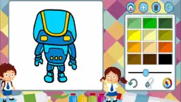 Game screenshot Monsters and robots to paint - coloring book mod apk