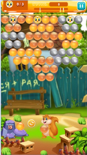 Bubble with Squirrel Trouble 2 : Shoot ,Burst & Pop bubbles (圖2)-速報App