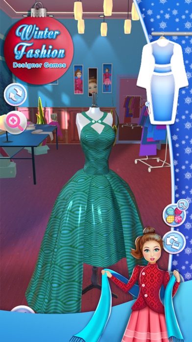 Winter Fashion Designer Games: Design your Clothes screenshot 2