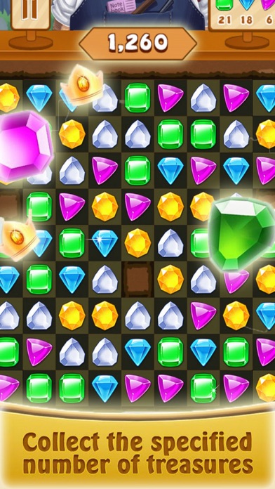Hunter Gems Treasures - Match3 Jewel screenshot 3