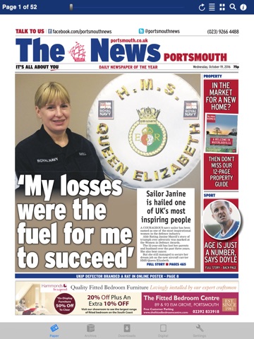 The Portsmouth News Newspaper screenshot 2