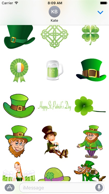 St Patrick's Day Stickers