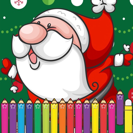 Christmas Coloring Book for Preschoolers kid Icon