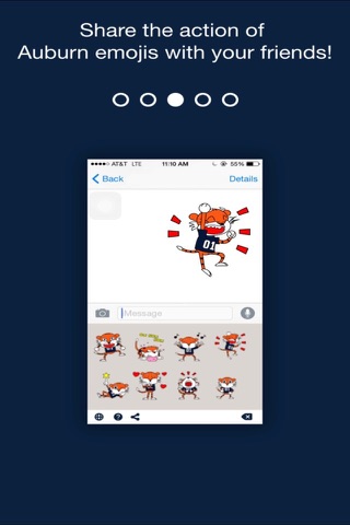Auburn Emoji screenshot 3