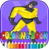 Total hero coloring book - for Kid