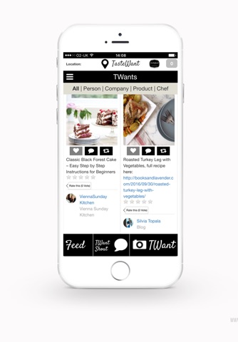 TasteWant - Food Social Network screenshot 3