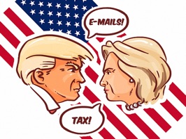 Hilary vs Donald - Presidential race