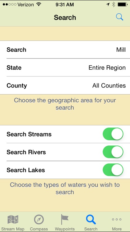 Stream Map USA - Northeast