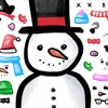 Build a Snowman Sticker Set