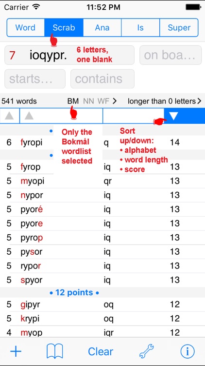 Norsk Words Finder/Norwegian Bokmål/Nynorsk PRO