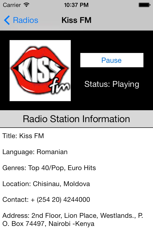 Moldova Radio Live Player (Romanian) screenshot 4