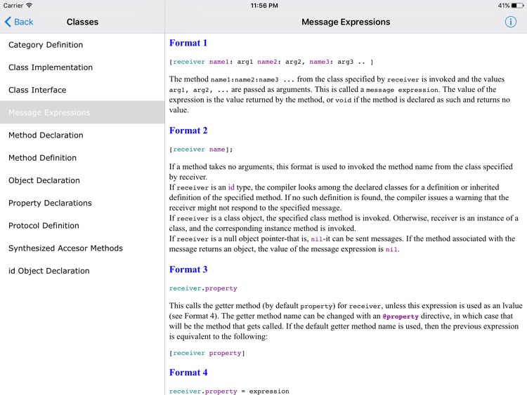 Objective C Reference HD screenshot-3