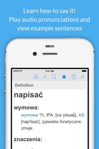 Polish Dictionary & Thesaurus screenshot 2