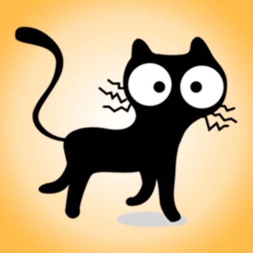 Strange Black Cat - Stickers for iMessage