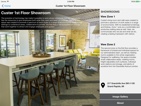 Custer Interactive Showroom screenshot 2