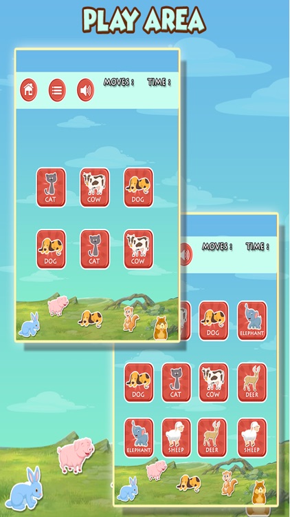 Match Pet Animal Cards Kids Game screenshot-3