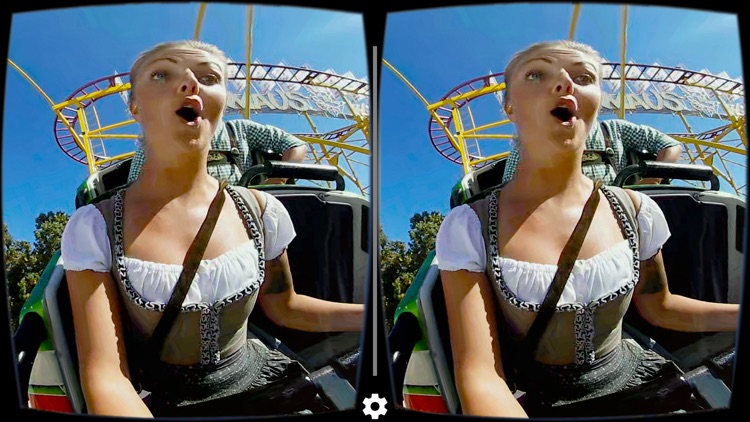 VR Oktoberfest Top Spin Wild Mouse Roller Coaster