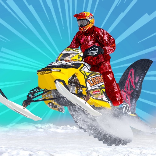 SnowMobile Stunt Trails - Snow Mobile Stunt Games Icon