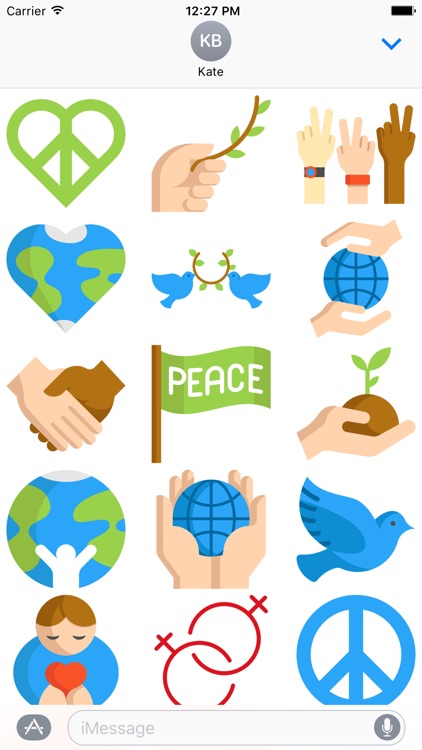 Peace Flatstickers
