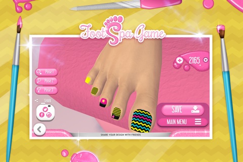 Foot Spa Game – Make Fashion Toe Nail Designs screenshot 3
