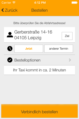 City Taxi Leipzig screenshot 2