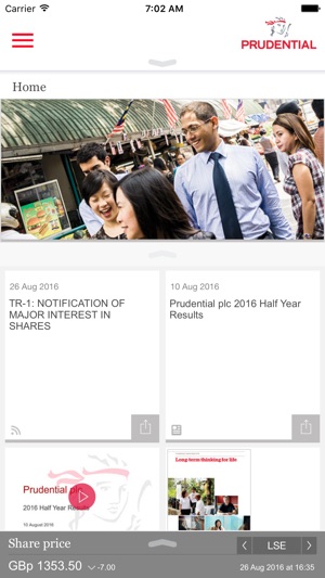 Prudential Investor Relations for iPhone(圖1)-速報App