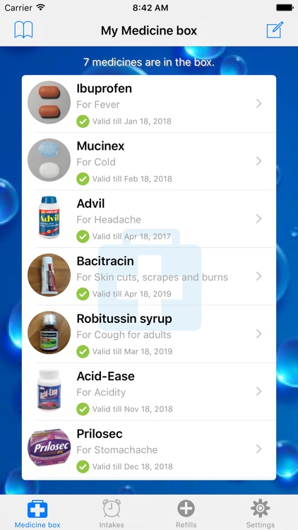 My Medicine Box Kit - Medication list & Reminders