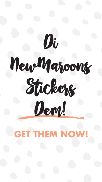 New Maroons Stickers