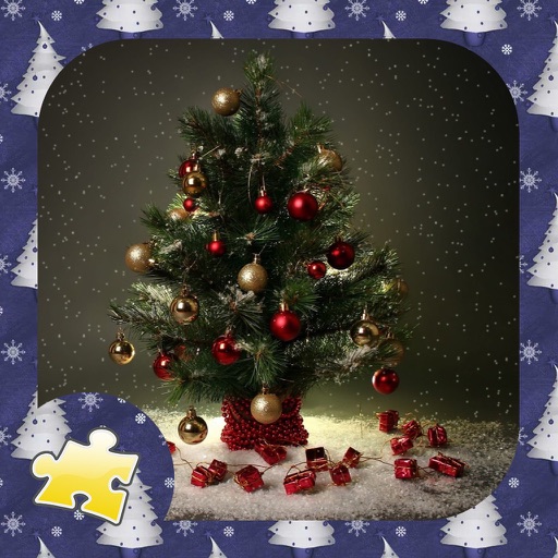 Creative Christmas jigsaw Icon