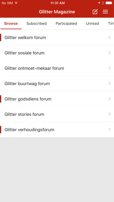 Glitter Forum screenshot 3
