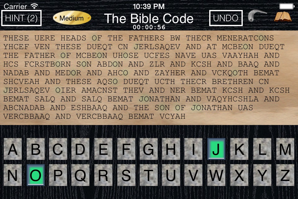 Bible Code Free : The Cryptic Cipher Puzzle Game screenshot 2