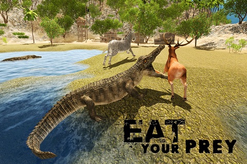 Angry Crocodile Attack 3D – A Ferocious Swamp Reptiles Simulation screenshot 2