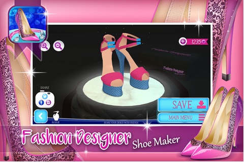 Fashion Designer Shoe Maker: Design and Make High Heels for Top Model Makeover screenshot 4