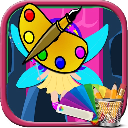 Coloring Games My Little Angle Fairy Version iOS App