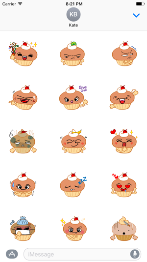 Creamy Cupcake Sticker(圖1)-速報App