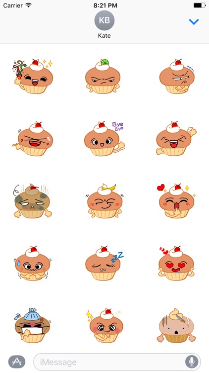 Creamy Cupcake Sticker