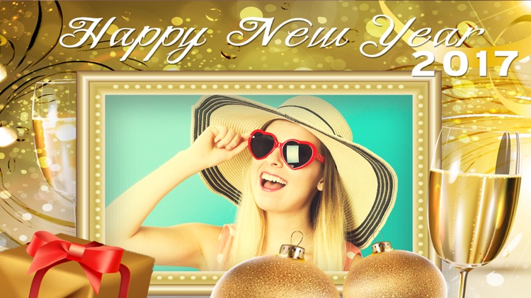 Happy New Year Photo Frame 2017