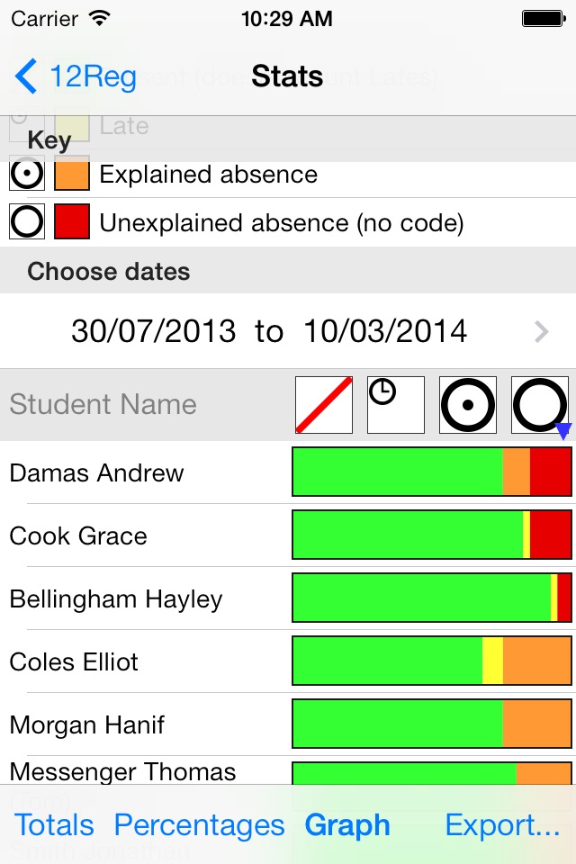 STEARsoft School Teacher Attendance Register Lite screenshot 4