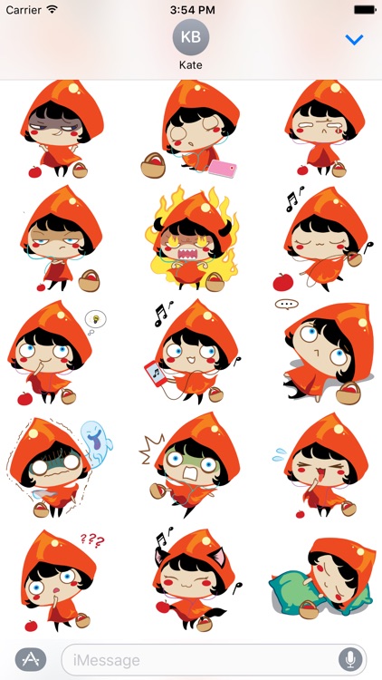 Red Riding Hood Stickers