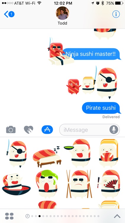 Sushi Message Stickers