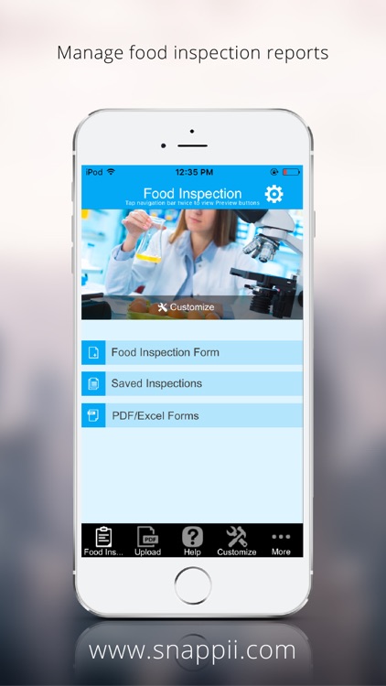 Food Inspection App