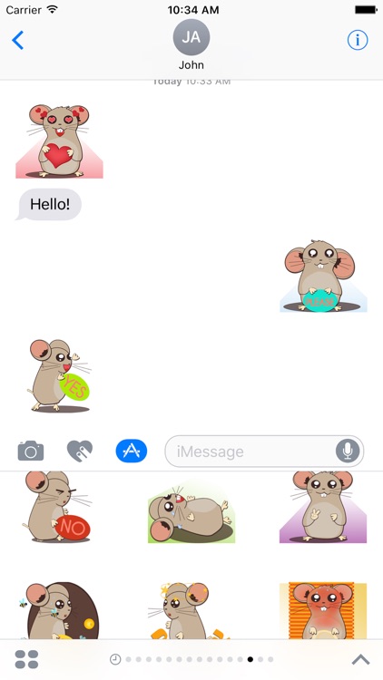 Crazy Hamster Sticker