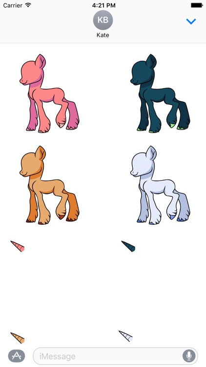Unicorn Pegasus Pony Stickers
