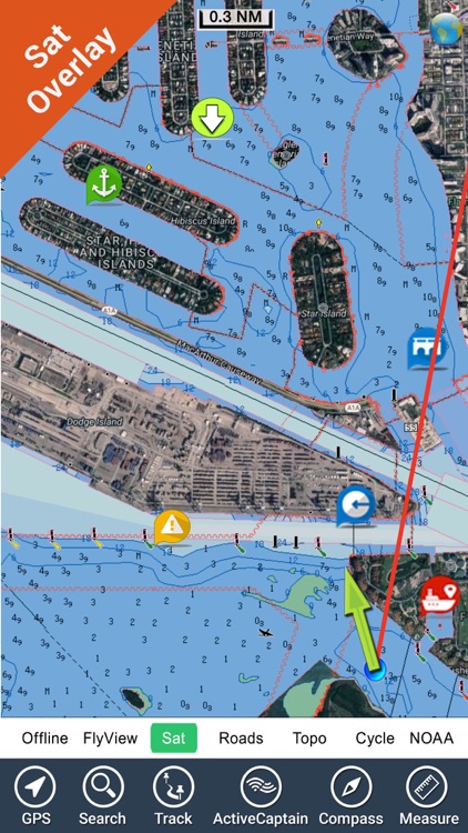 Marine : Cape Cod GPS offline map fishing charts