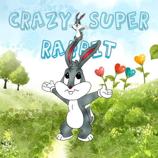 Crazy Super Rabbit Icon