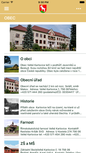 Obec Velké Karlovice(圖2)-速報App