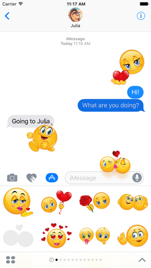 Megapack Love Emoji – Extra Stickers for iMessage(圖1)-速報App