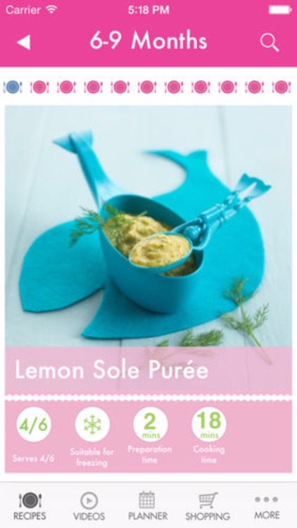 Annabel Karmel's Baby & Toddler Recipe App