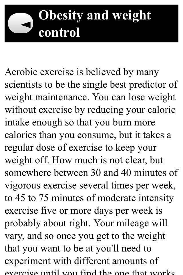 Aerobic Exercise screenshot 2